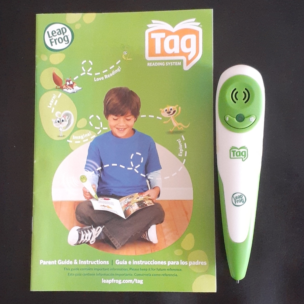 SOLD❣Tag Leap Frog instruction manual and Pen